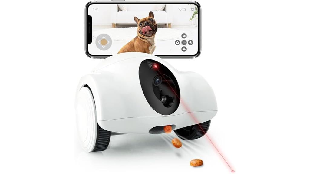 pet camera with robot