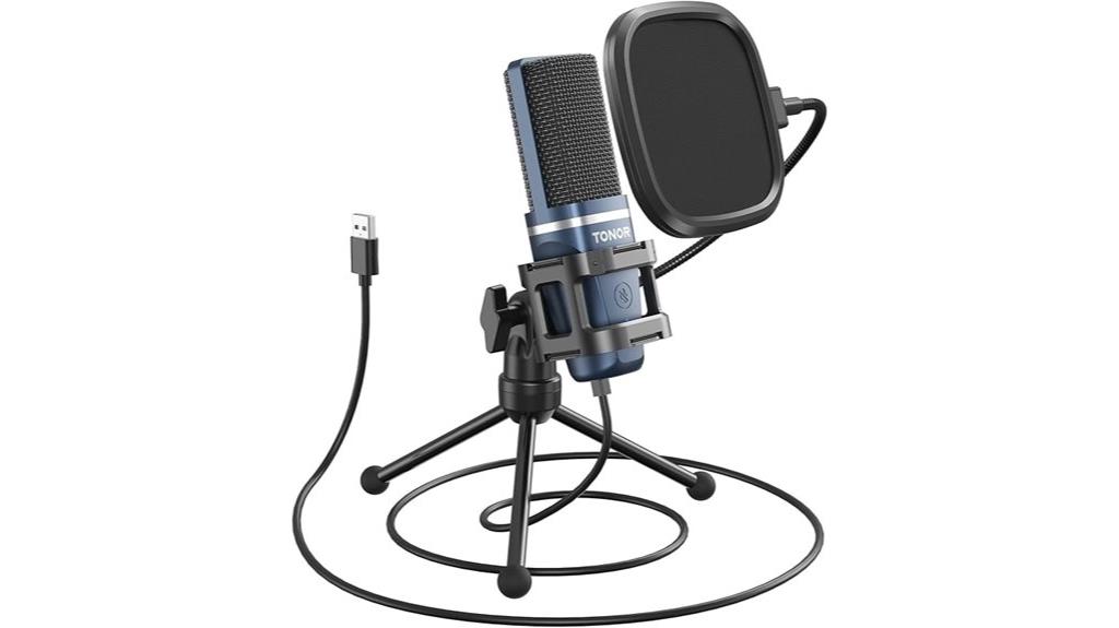 podcast mic with accessories