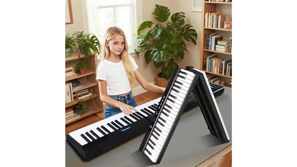 portable 88 key foldable piano
