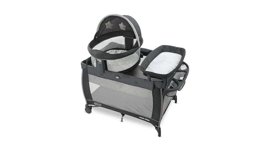 portable baby playard with bassinet