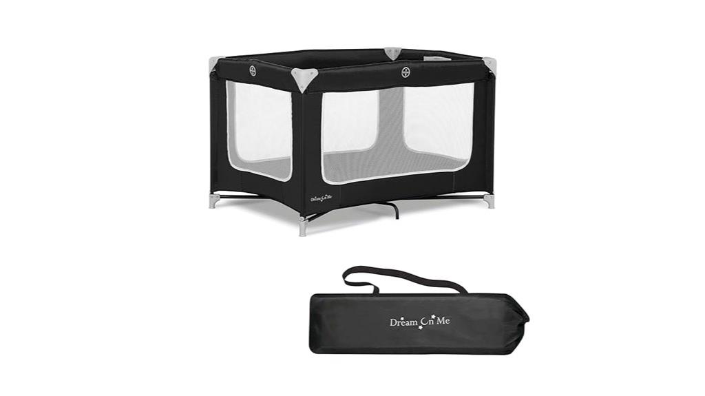 portable black playard