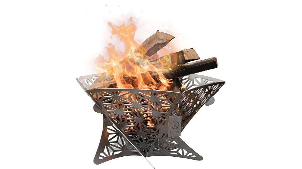 portable campfire grill