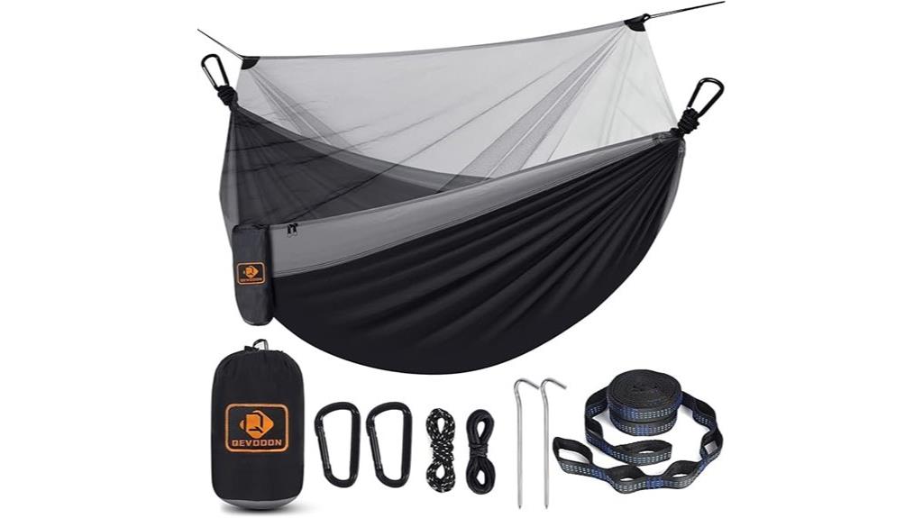 portable camping hammock with net