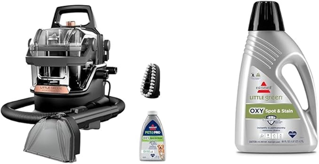 portable carpet cleaner with stain formula