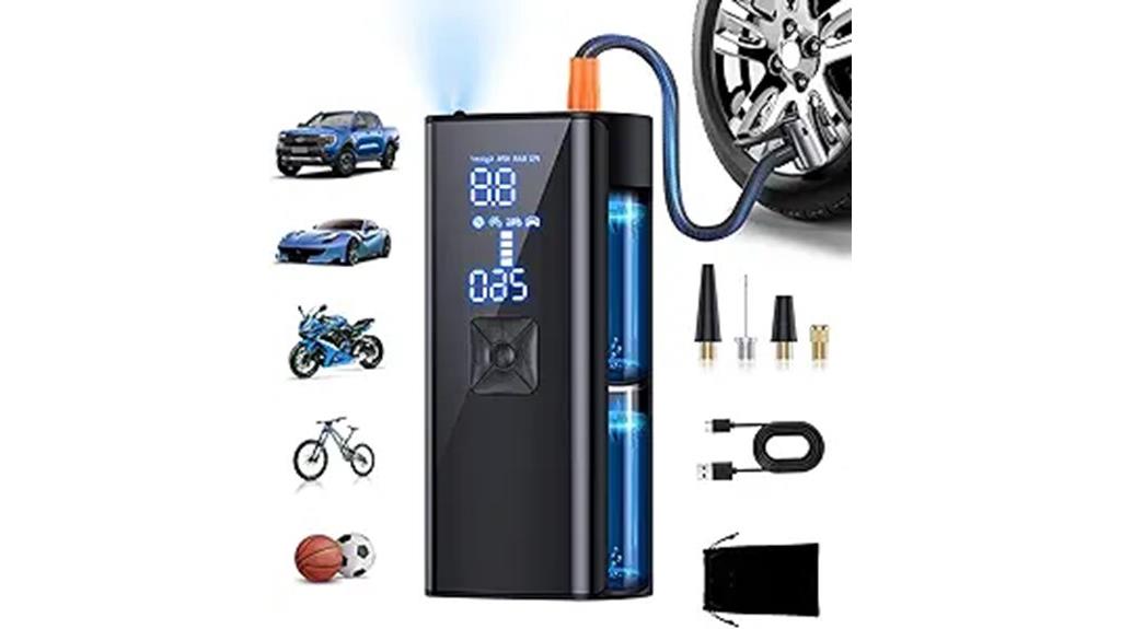 portable digital tire inflator
