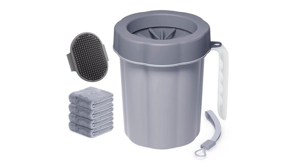 portable dog paw washer