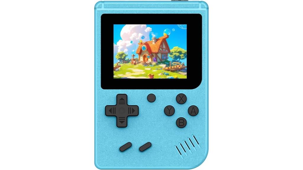 portable gaming console with preloaded titles
