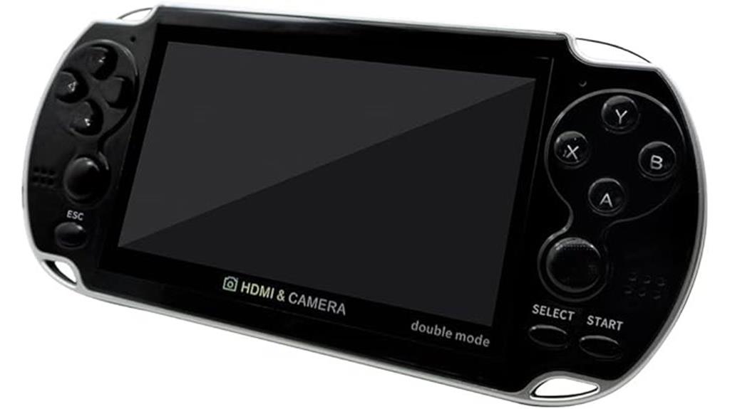 portable gaming device with x7