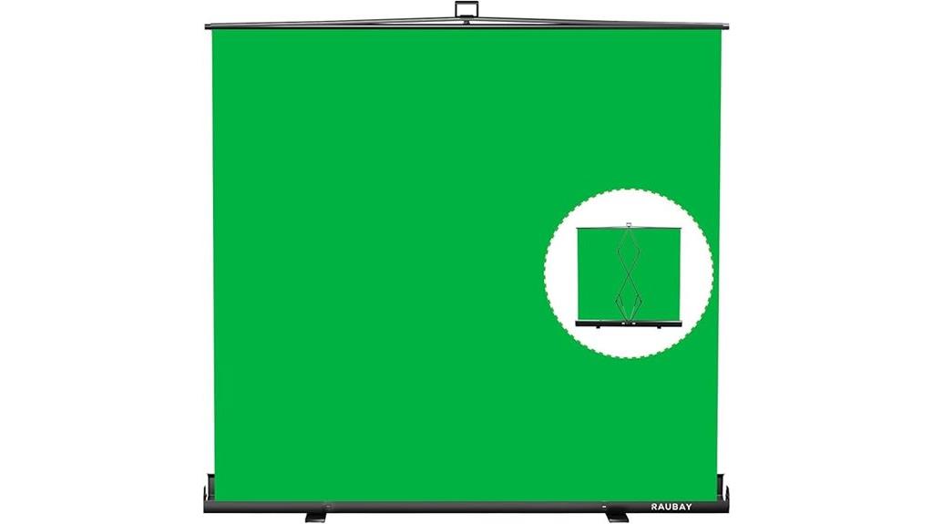 portable green screen setup