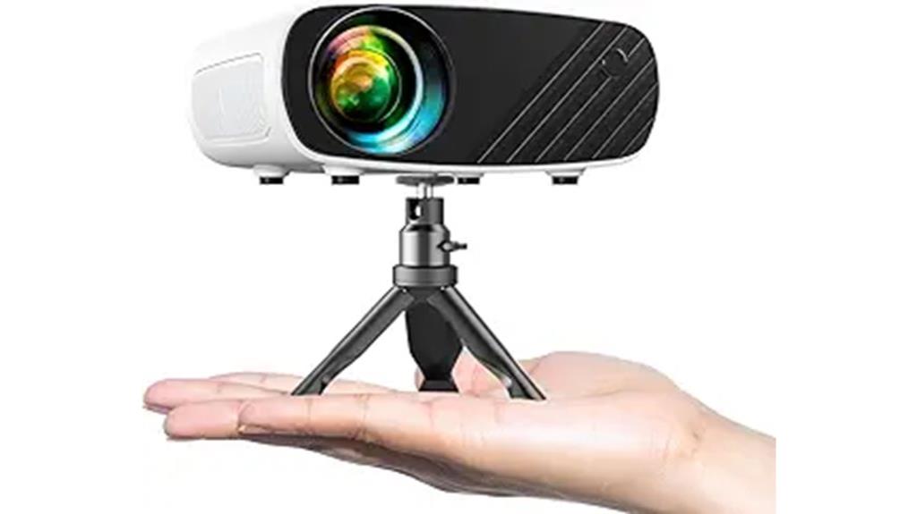 portable hd projector with accessories