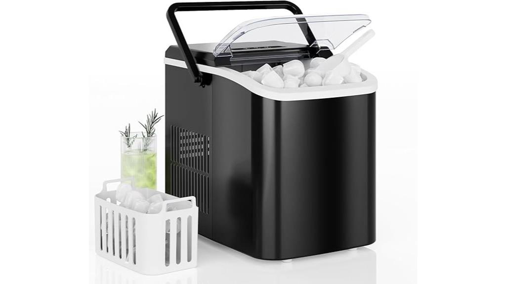 portable ice maker with handle