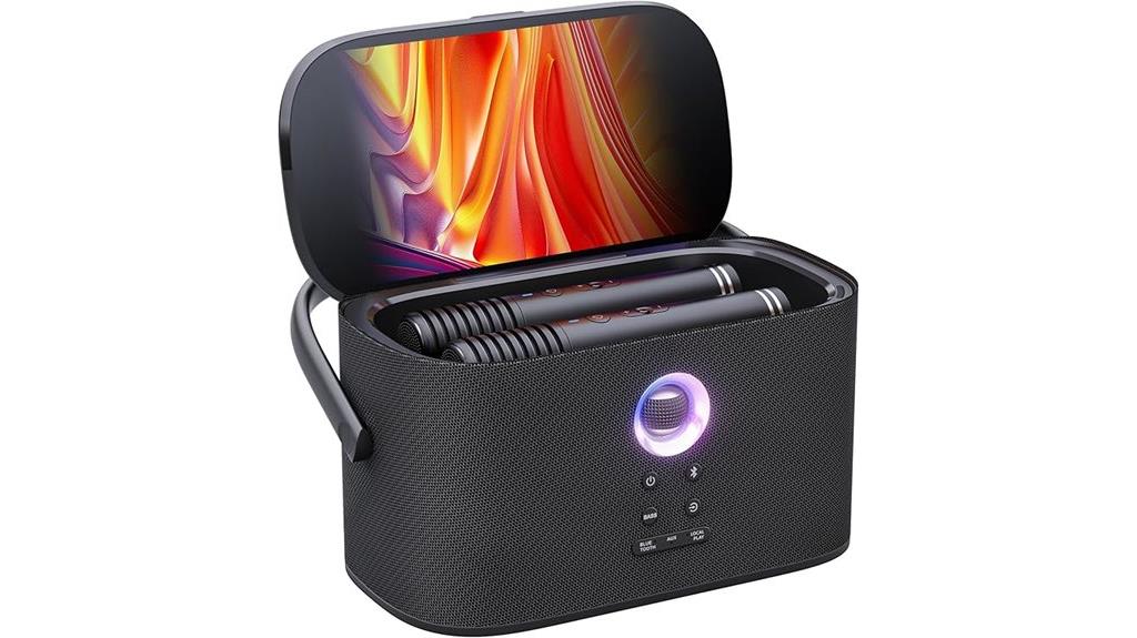 portable karaoke tv system