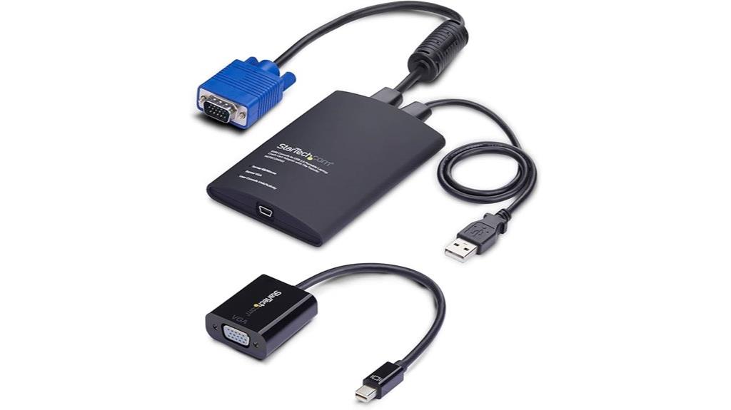 portable laptop crash cart adapter