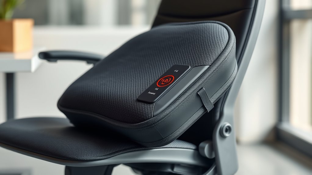 portable massage seat features