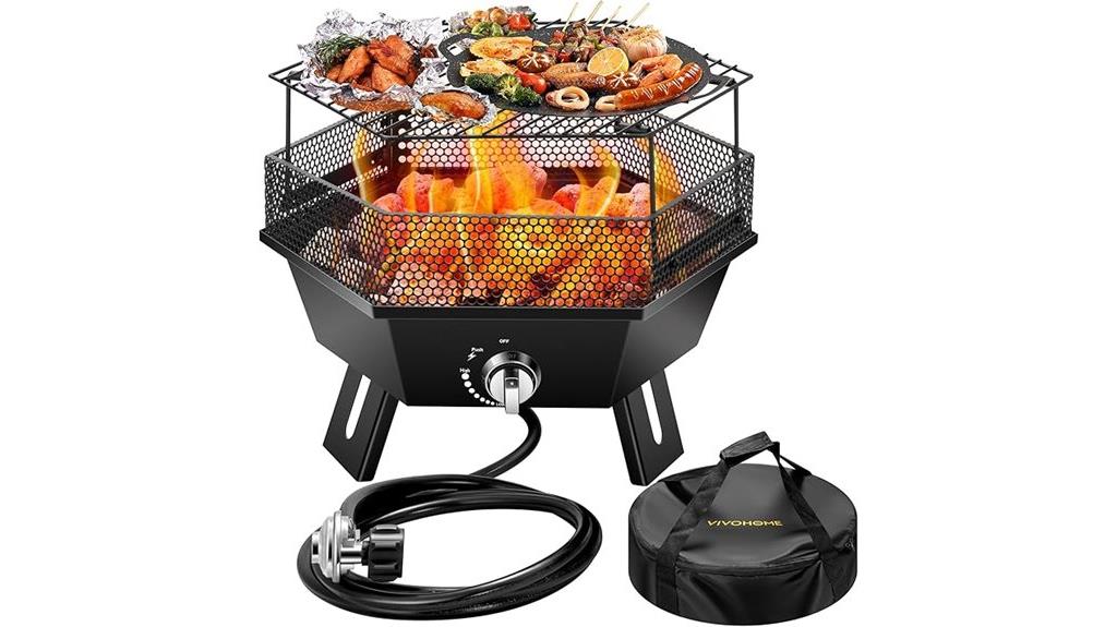 portable propane fire pit