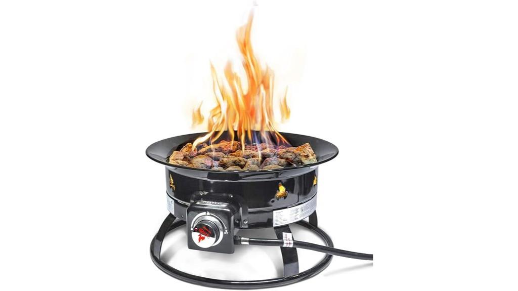 portable propane fire pit
