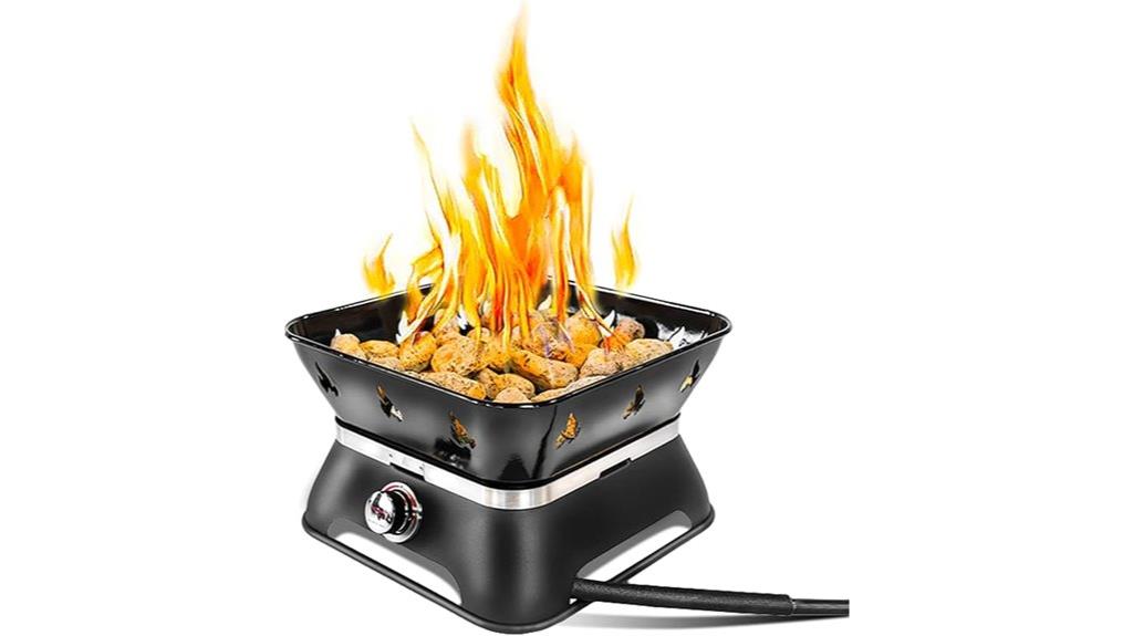 portable propane fire pit