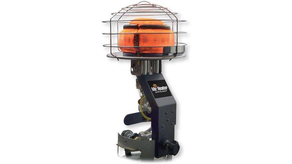 portable propane heating device