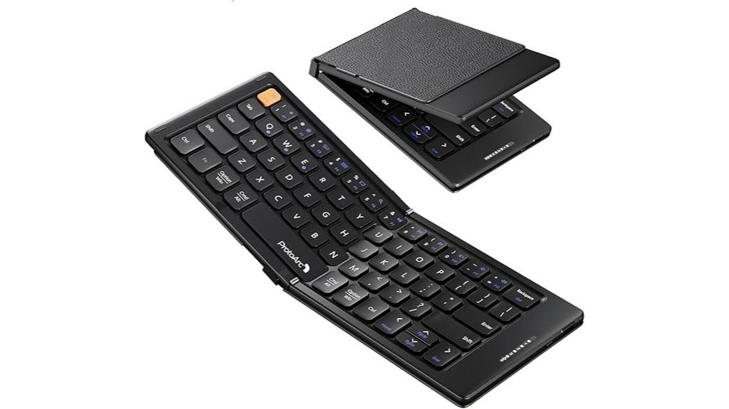 portable pu leather keyboard