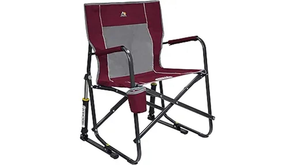 portable rockin camping chair