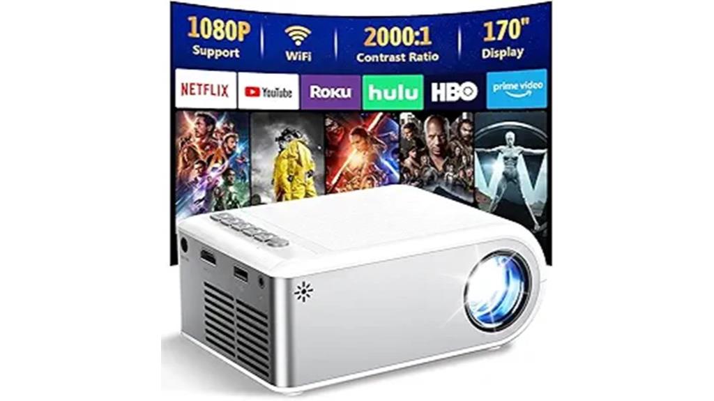 portable wifi bluetooth projector