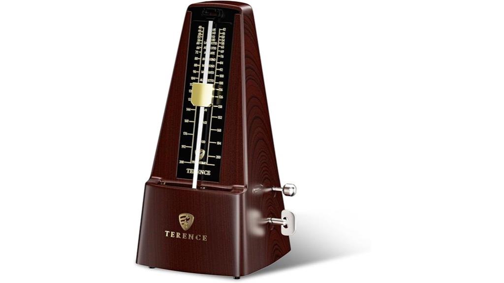 portable wooden mechanical metronome