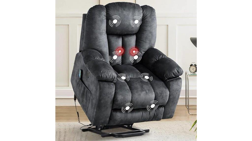 power lift recliner with massage