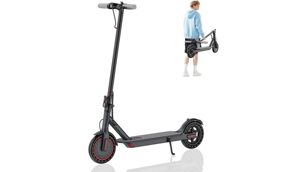powerful scooter with solid tires