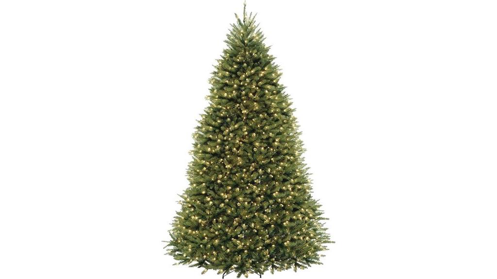 pre lit dunhill fir tree