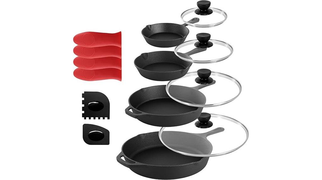pre seasoned cast iron skillet