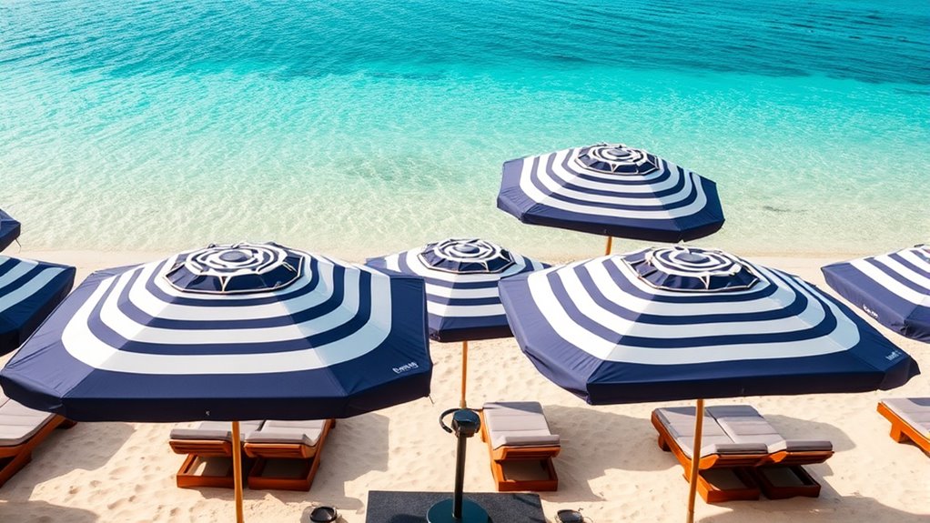 premium beach umbrella features
