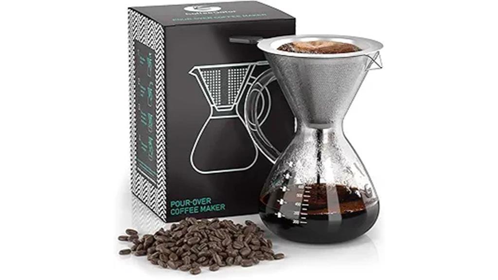 premium borosilicate glass brewer