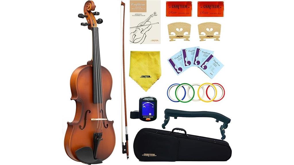 premium handmade violin set