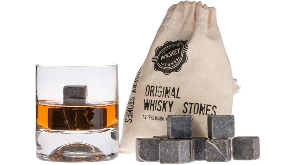 premium whiskey stones gift set