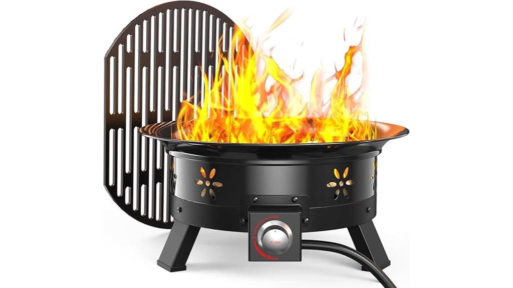 propane fire pit grill