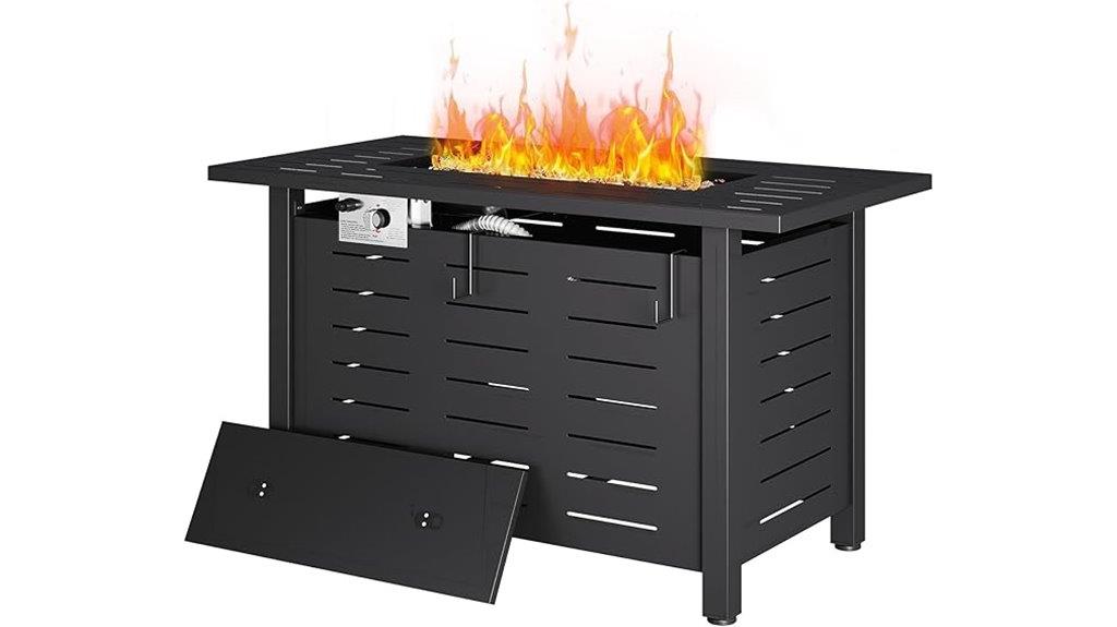propane fire pit table