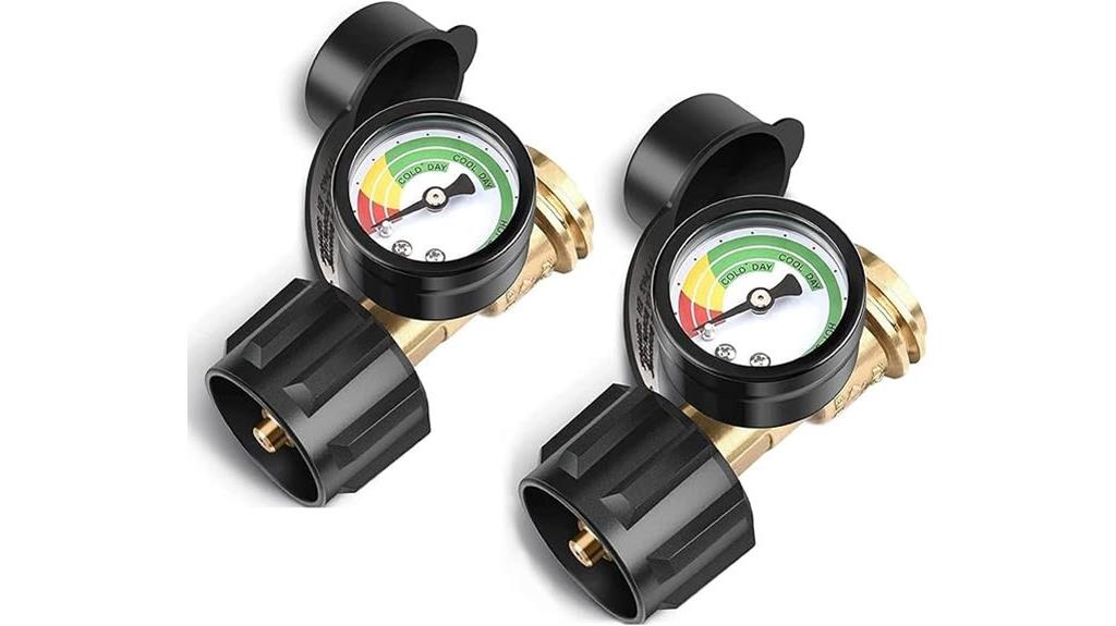 propane tank gauge set