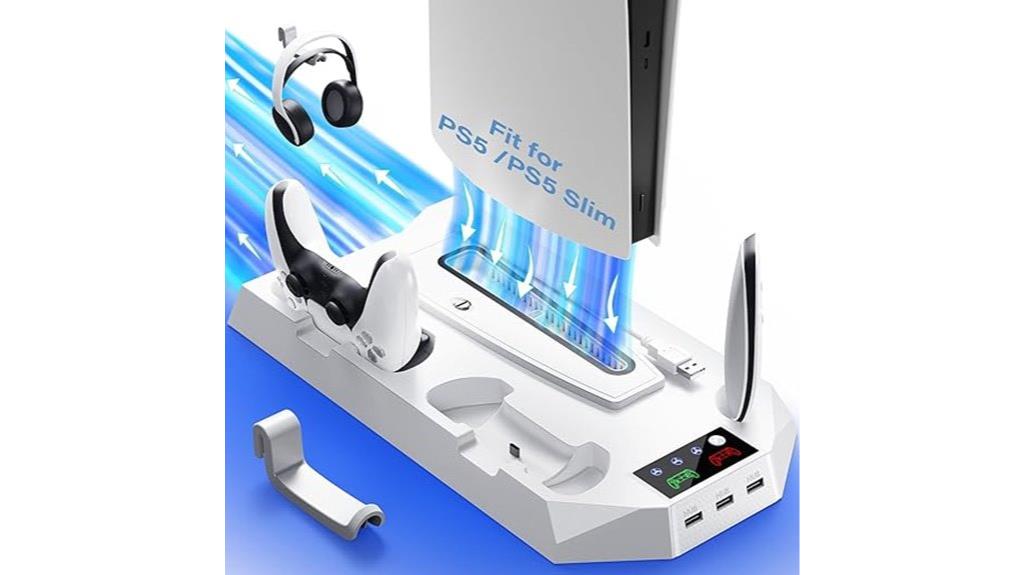 ps5 console cooling station