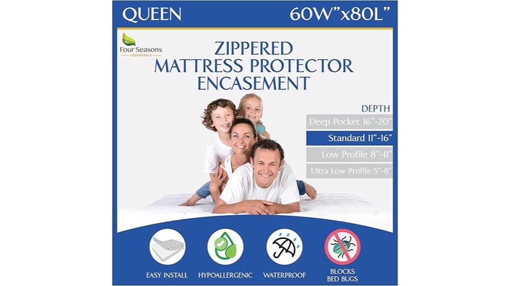 queen waterproof mattress cover