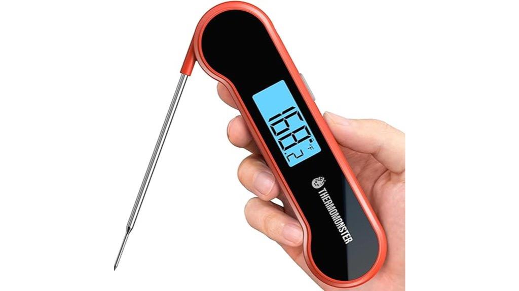 quick lcd meat thermometer