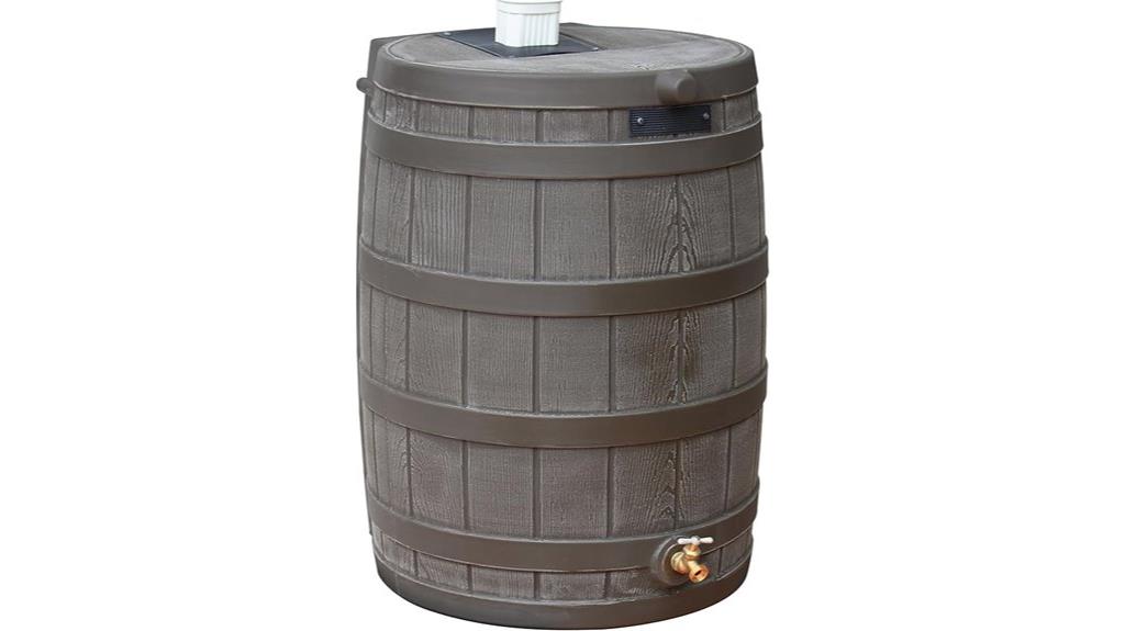 rainwater collection barrel