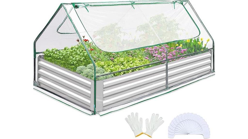 raised garden bed cover