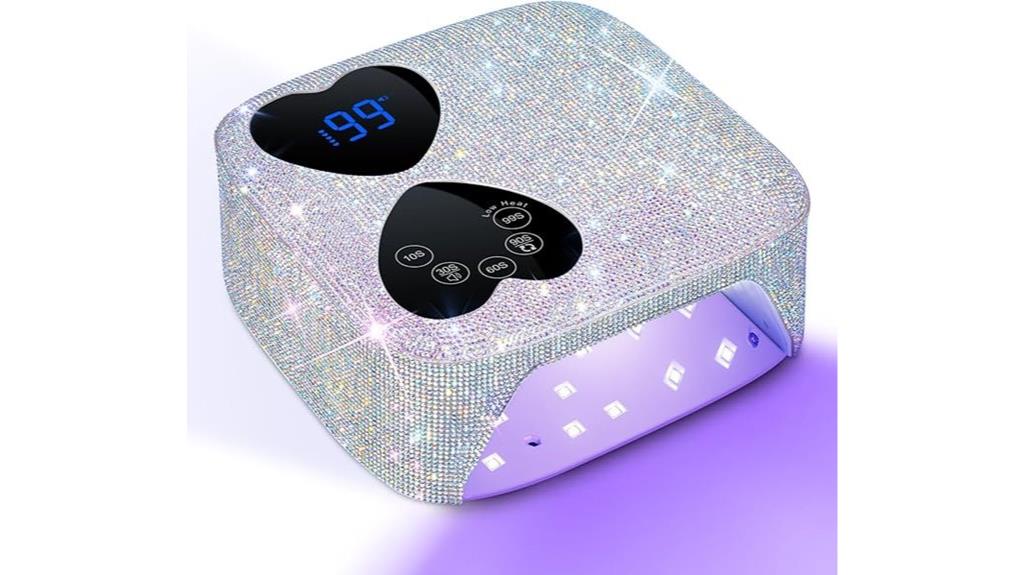 rechargeable 80w uv nail lamp