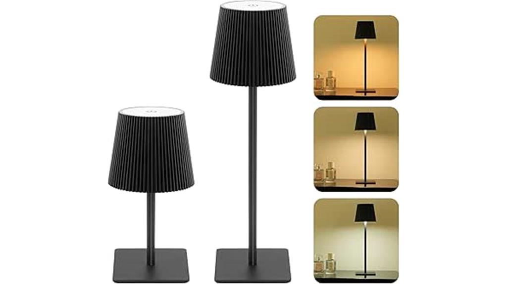rechargeable cordless table lamps