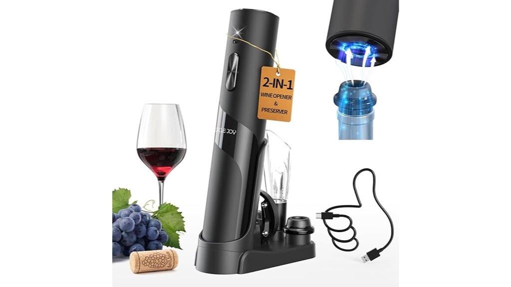 rechargeable electric wine opener