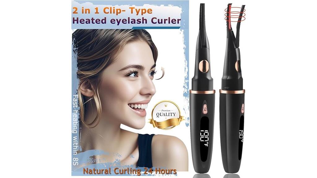 rechargeable heated eyelash curler