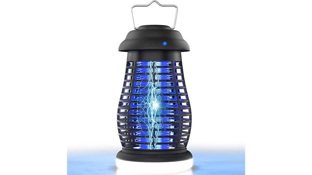 rechargeable mosquito zapper camping light