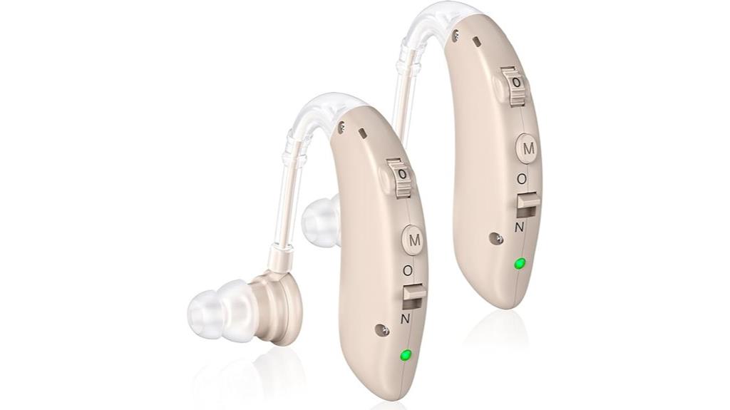 rechargeable noise cancelling hearing aids