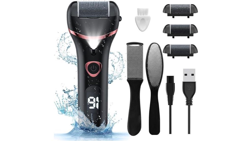 rechargeable portable pedicure tool
