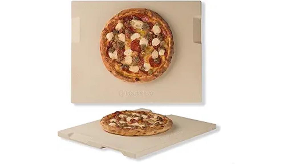 rectangular pizza baking stone